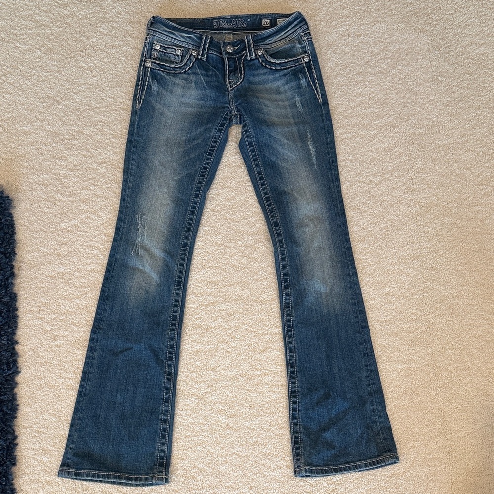 Miss Me Dark Blue Flare Jeans